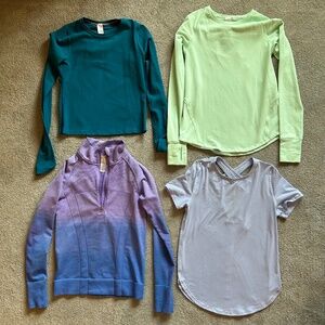 Four Ivivva tops size 10